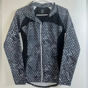 4/$12 Champion Duo Dry Brick Patterned Full Zip Windbreaker‎  XS